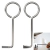 2 Piece Lock Pick Set, Professional Deadlock Key, Universal, Beard