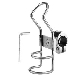 2-Piece Fishing Rod Holder Stainless Steel Fishing Rod/Mast Holder Rail Mounted Clamp on Rod Holder for Fishing Boat Kayak Marine 26 mm 32 mm (32 mm)
