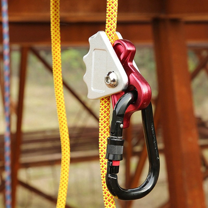 Rope Grab Climbing Rope Lock Max Tensile Strength 15KN Fall