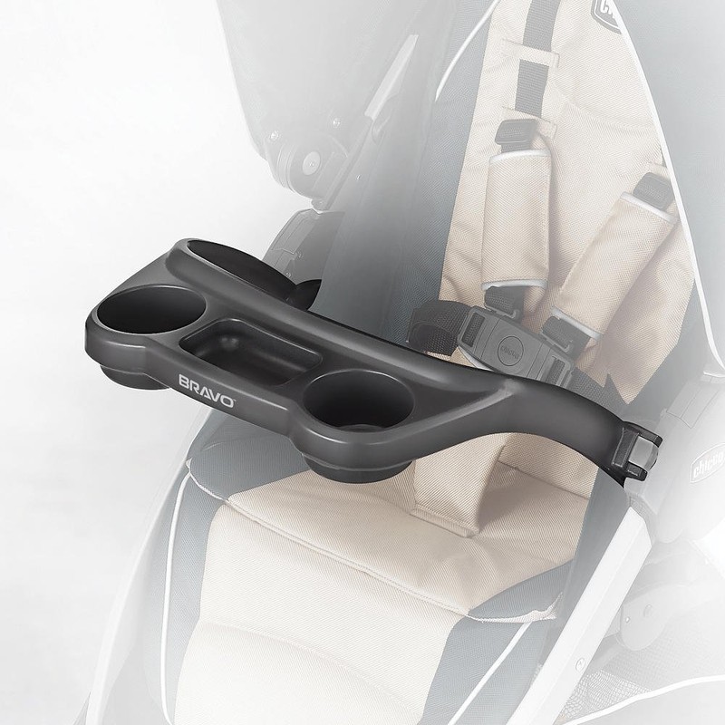 Chicco Bravo Child Tray, Black, Small