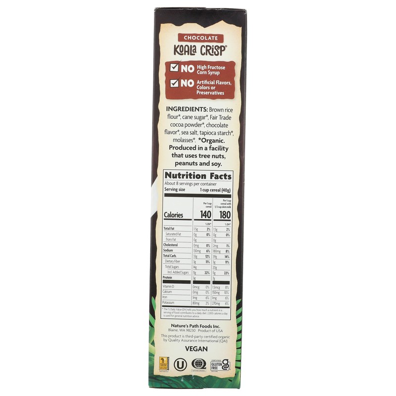 ENVIROKIDZ Organic Koala Krisp Cereal, 11.5 OZ