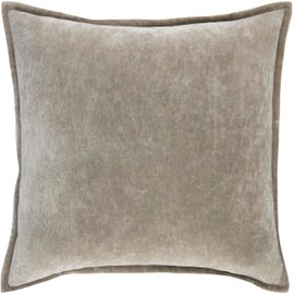 Livabliss x Galey Alix Karling Modern Throw Pillow, 20" L x 20" W, Taupe