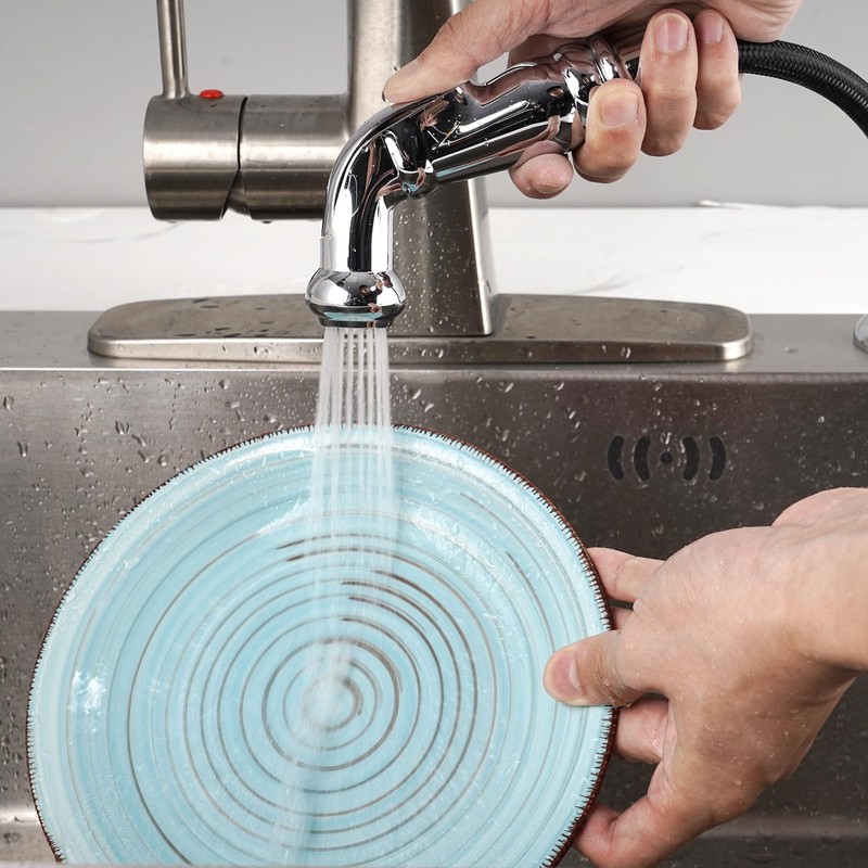 Hygie Rinse Universal Fit Kitchen Faucet Sprayer Attachment/Hose/Holder Set Compatible