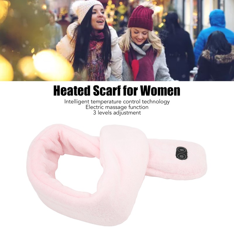 Heating Scarf Intelligent Temperature Adjustment USB Massage Function Electric Scarf