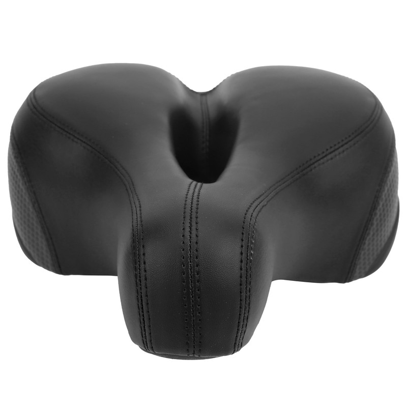 Mountain Bike Saddle Comfortable Microfiber Leather HollowCarved Spring Bike Saddle