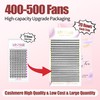 ABONNIE Premade Fans Eyelash Extensions, 400 Fans 14D 8-15mm Mix