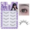 LZM False Eyelashes, Natural Bunching Eyelashes, 100% Handmade False Eyelashes,