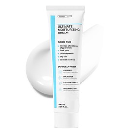 Ultimate Moisturizing Cream, Face Moisturiser with Collagen, Nicotinamide, Anti Wrinkle Face Cream for Women/Men, Collagen Face Cream for All Skin Types, Fade Fine Lines, Dark Spot Remover