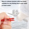 YUNNLEZT 10Pcs Heavy Tension Downrigger Release Clips for Offshore Fishing,