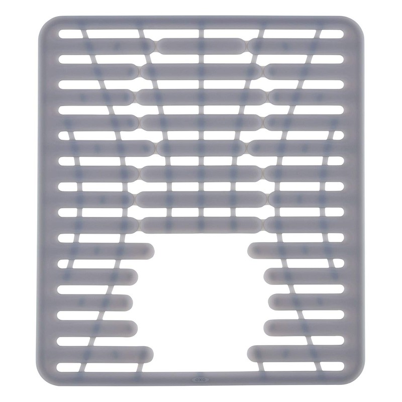 OXO 13138100 Tapete para Tarja Chica, Silicón Gris, 32 cm