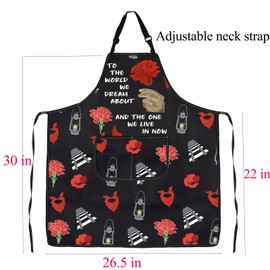 BNQL Hadestown Musical Apron Hadestown Musical Gift To The World We Dream About And The One We Live In Now Hadestown Kitchen Apron
