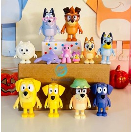 Bluey Figures Super Fan Collector Set