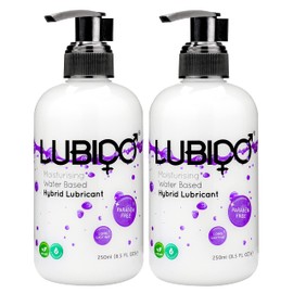 Lubido Hybrid Paraben Free Moisturising Creamy Gel Lube – 250ml (Pack of 2)