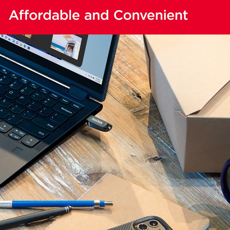 SanDisk Ultra Curve 32GB, USB 3.2, Flash Drive, 100MB/s R,