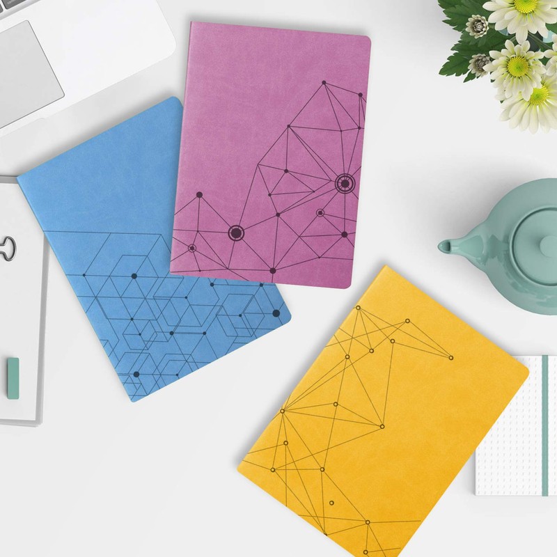 GRT A5 PU Leather Colourful Writing Notebook Journal Diary Notebook