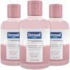Dermasil AHA Glycolic Acid Toning Solution 3-Pack – Exfoliating Toner for Face with Rose Water, Witch Hazel, and Hyaluronic Acid, 4 Oz Ea