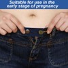 Extension Strap for Trouser Circumference, Waistband Extension with Buttons, Elastic