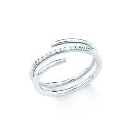 s.Oliver Damen-Ring 925 Silber rhodiniert Zirkonia weiß Gr. 56 (17.8) - 2018613