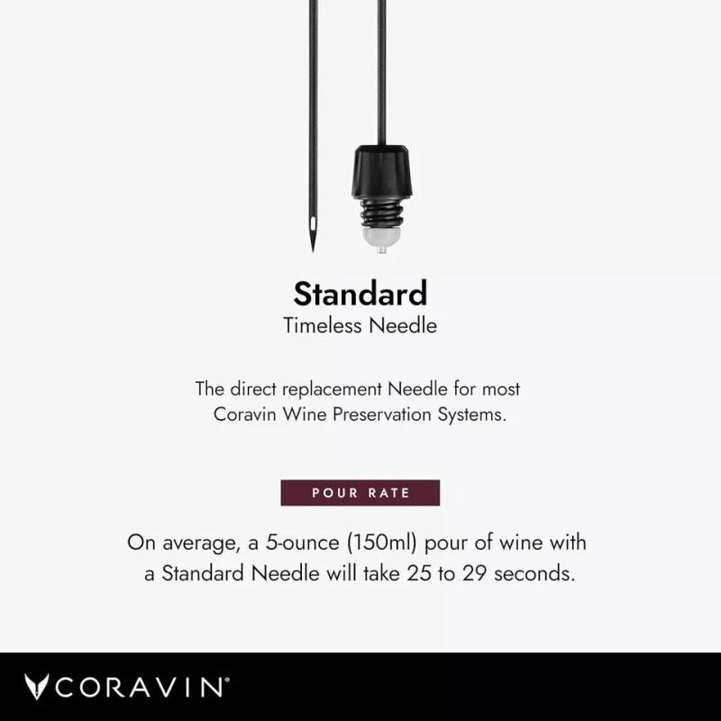 Brandded Coravin Timeless Standard Needle - Preserve Wine for Years
