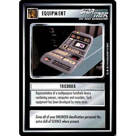 Decipher Star Trek CCG 1E Premier Limited (B Border) TRICORDER 65C