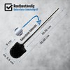 Daloual - 10 x Replacement Toilet Brush Head Black Diameter