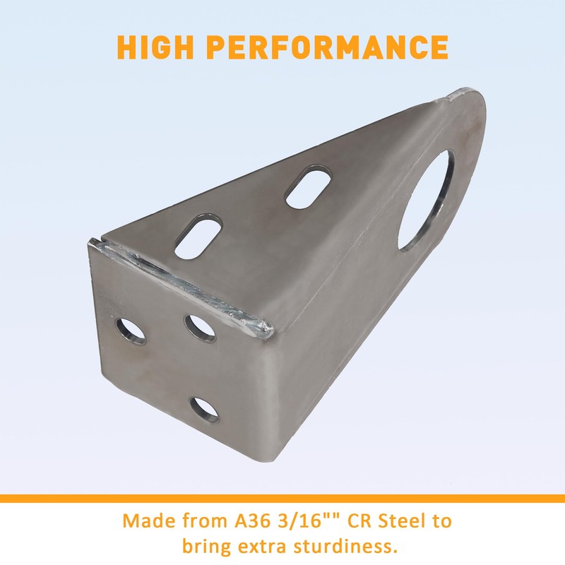 ECOTRIC Radiator Support Mount/Bracket Compatible with 1988-2000 Chevy C/K 1500