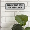 Signs ByLITA Standard Please Ring Bell For Assistance Sign (Blue)