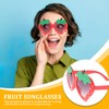 NOLITOY Strawberry Sunglasses Novelty Sunglasses for Tropical Party Decoration, Prom
