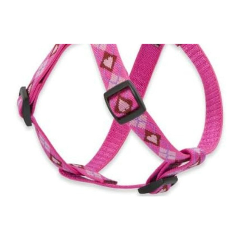 Lupine Puppy Love Patterned Step-In Harness for Medium Dogs, 3/4-inch/