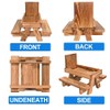 Squirrel Feeder Picnic Table for Animal Bench Feeder Lovers Gifts