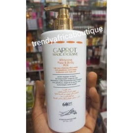 Leojeci Carrot Magic Exclusive whitening body milk with spf.60. 👌 500ml x 1.
