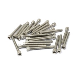 iexcell 25 Pcs 1/4-20 x 2-1/4" Stainless Steel 304 Hex Socket Head Cap Screws Bolts Kit