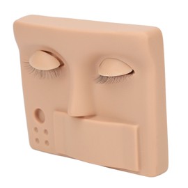 Eyelash Mannequin Head Replaced Eyelids Realistic Reusable 3D Lash Extension Mannequin Head Dark Skin Skin