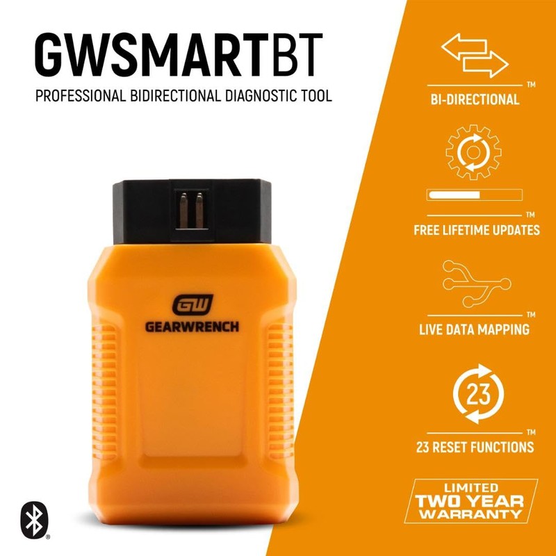 GEARWRENCH Professional Bi-Directional Diagnostic Scan Tool | GWSMARTBT
