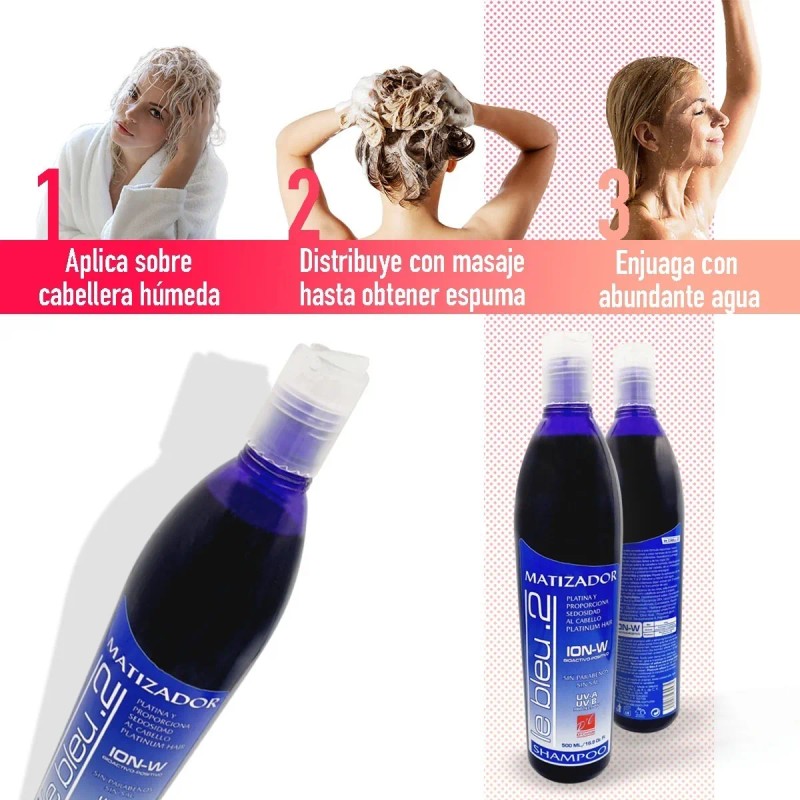 Shampoo Matizador Le Bleu Dconde 500 Ml Platina Y Da