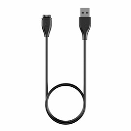 Wanme Charger Cable Compatible with Garmin Venu/Venu 2/Venu 3/Venu 2S/Venu SQ 2/VenuSQ/Vivoactive 3/5, Garmin Fenix 6 6S 6X Pro, 5 5S 5X Plus, 7 7S 7X, Charging Cable (Black, 100cm)
