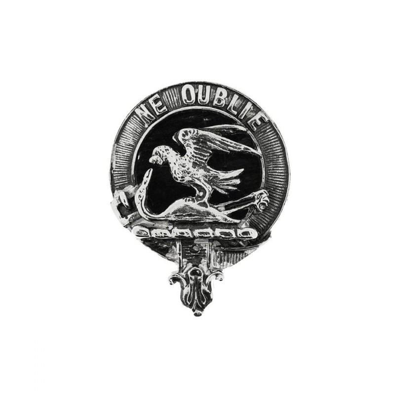 Art Pewter Graham Clan Crest Sgian Dubh Thistle Top Bottle