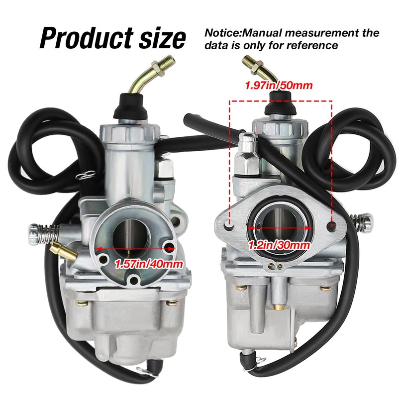 Carburetor Carb Kits Replacement for Yamaha Timberwolf 250 YFB250 YFB250FW
