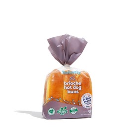 bakerly Brioche Hot Dog Buns Pack of 4, 6-Count (24 Total Brioche Hot Dog Buns)