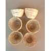 Finch Bird Bamboo Opened Bird Nest Lot of 6-Medium
