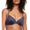 Perfect Shape Push-Up Lace-Trim Bra Slate Blue