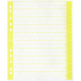 Trennblätter, farbig bedruckt Trennblätter exclusiv ge 100St