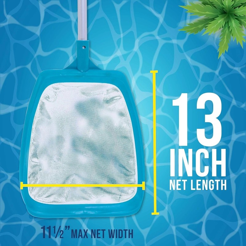 U.S. Pool Supply 6 Foot Swimming Pool Leaf Skimmer Net,