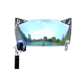 Football Helmet Visor Anti-Fog Scratch Resistant Used for Axiom Helmets for Youth & Adult (revo Clear Blue Anti-Fog)