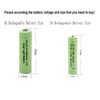 QBLPOWER Ni-CD AA 800mAh 1.2V Rechargeable Battery for Solar Outdoor