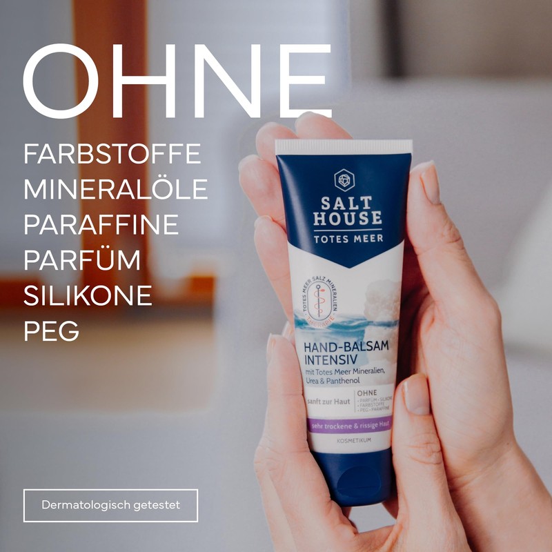 Salthouse Totes Meer Therapie Hand-Balsam Intensiv, mit 5% Urea regeneriert