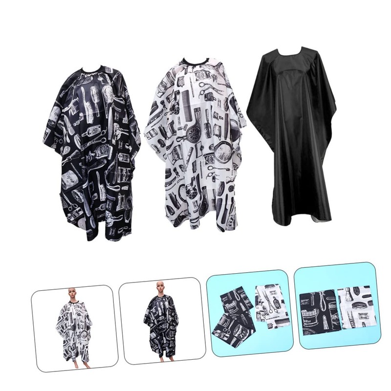 Ipetboom Haircut Cape Set Salon Barber Cape Reusable Lightweight Hair