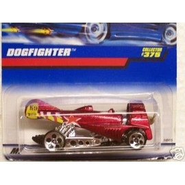 Mattel Hot Wheels 1998 1:64 Scale Maroon Dogfighter Die Cast Car Collector #375