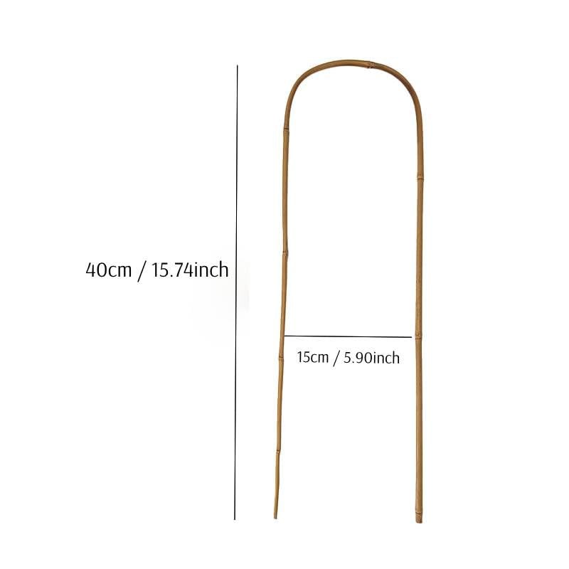 20 Pack Bamboo Trellis U-Hoop for Potted Plants - 16