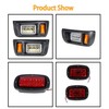 WFLNHB Light Adjustable Headlights/Tail Lights Replacement for Club Car DS